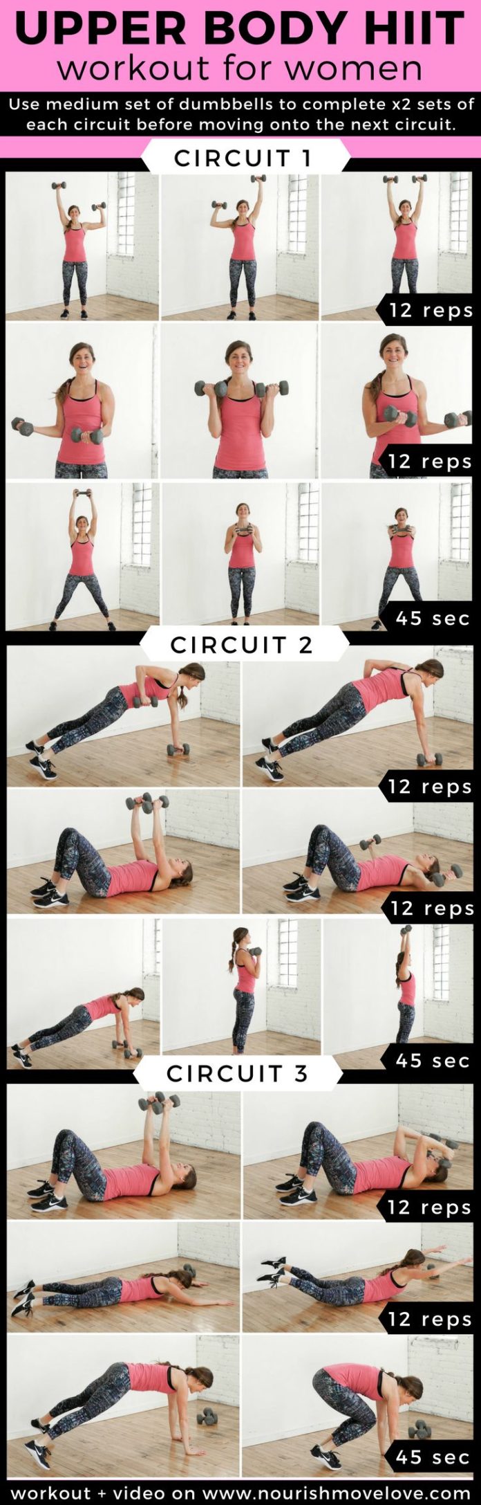 Simple Upper Body Workout Female Gym for Push Pull Legs