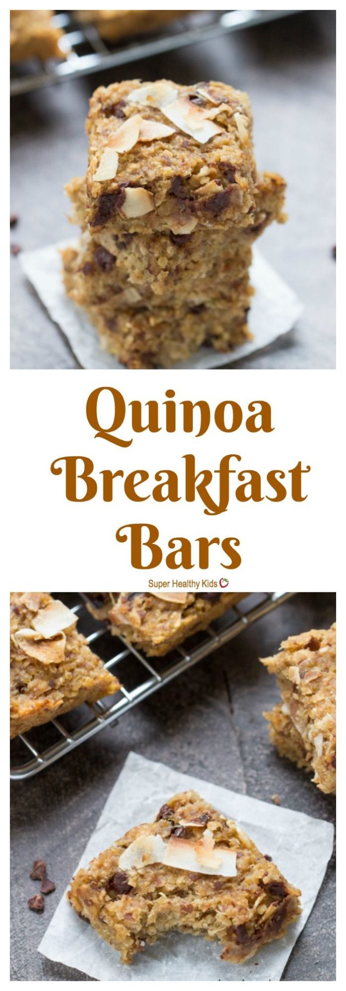 Healthy Recipes : FOOD - Quinoa Breakfast Bars. These simple quinoa ...