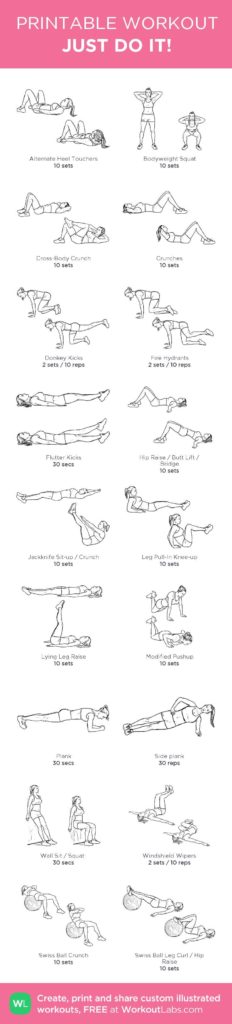 Workouts : Fitness illustration - Healthy | Leading Health & well-being