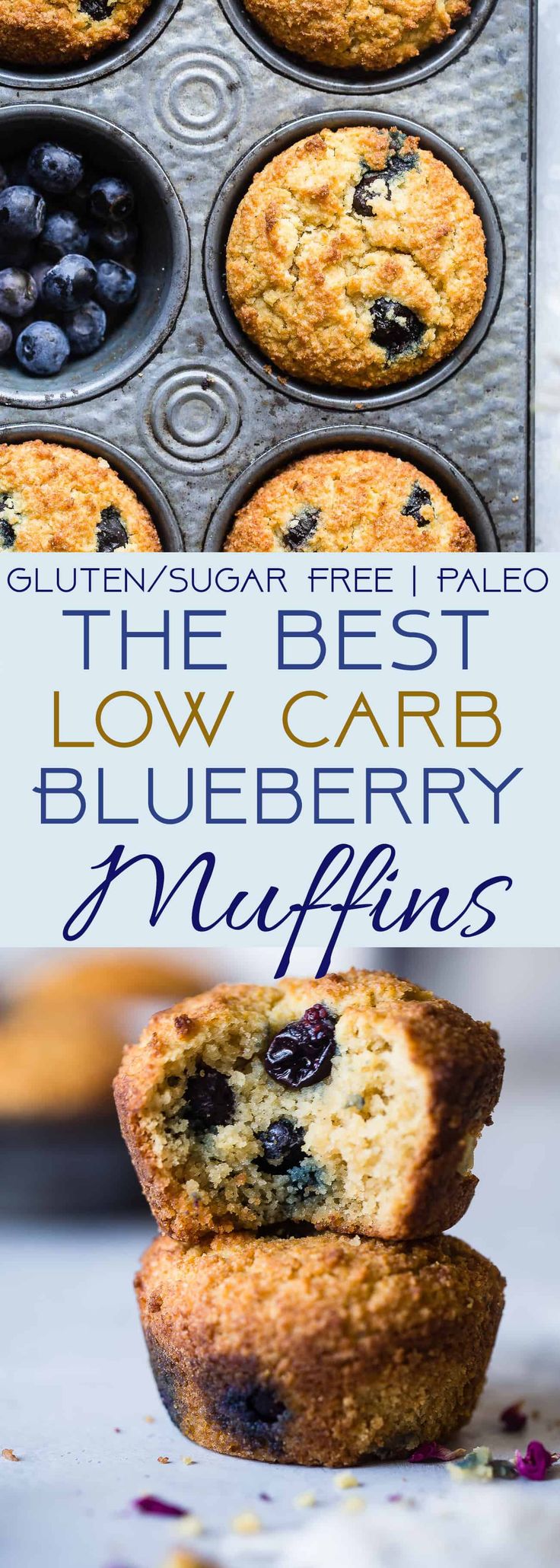 Healthy Recipes : The BEST Low Carb, Sugar Free Blueberry Muffins - SO ...